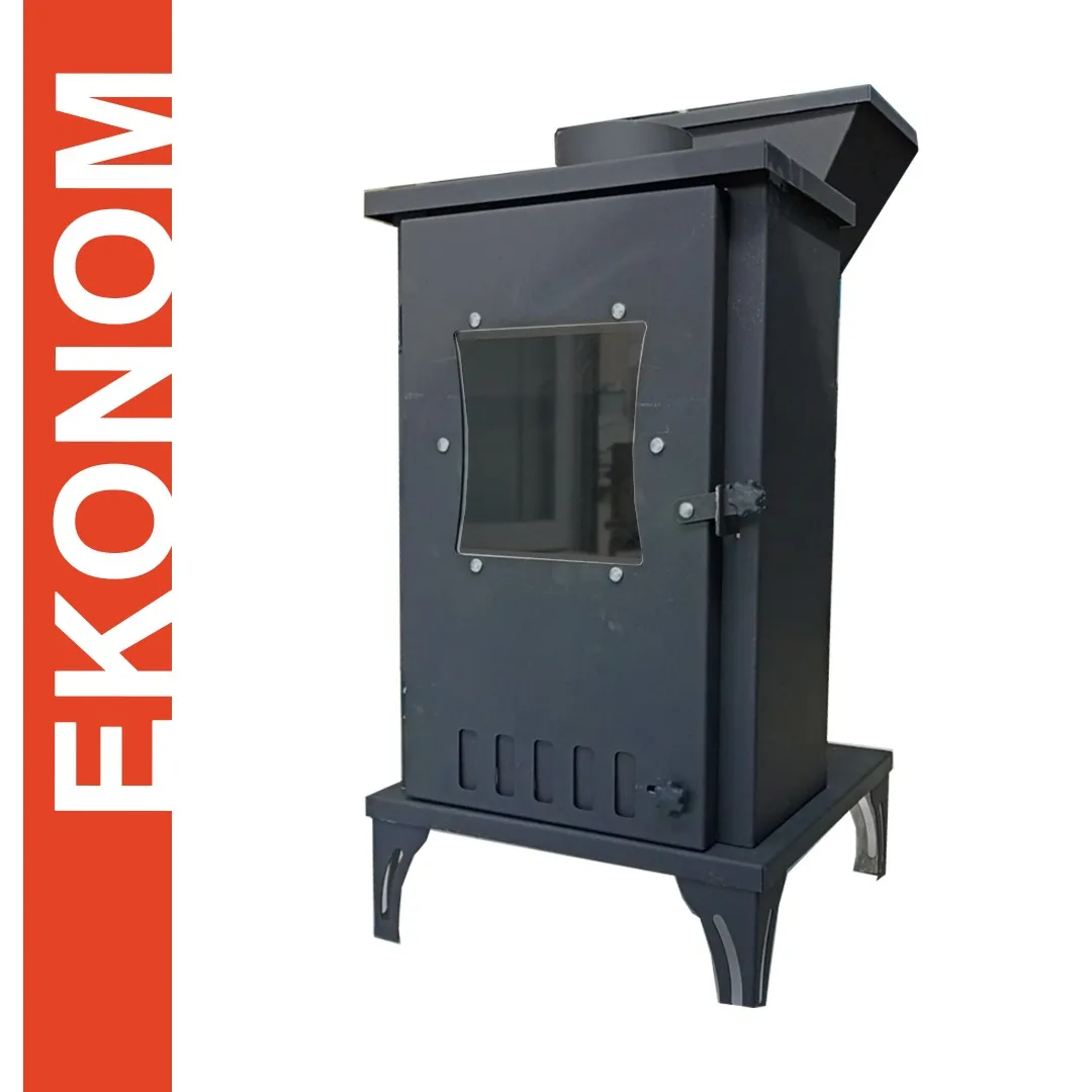 Ekonom Eko Seri Mini Camlı Pelet Soba