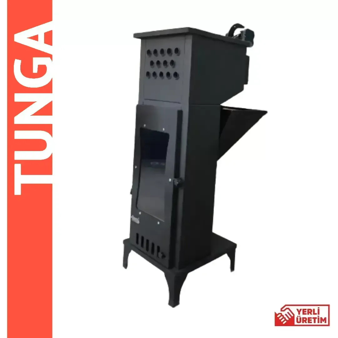Tunga Fanlı Üflemeli Pelet Soba