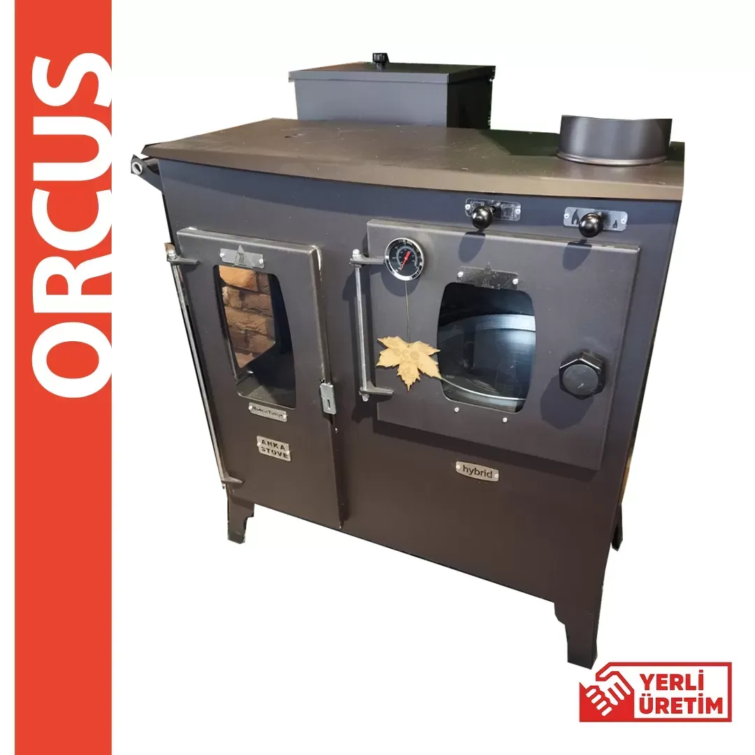 Orcus Geniş Fırınlı Kuzine Pelet Soba